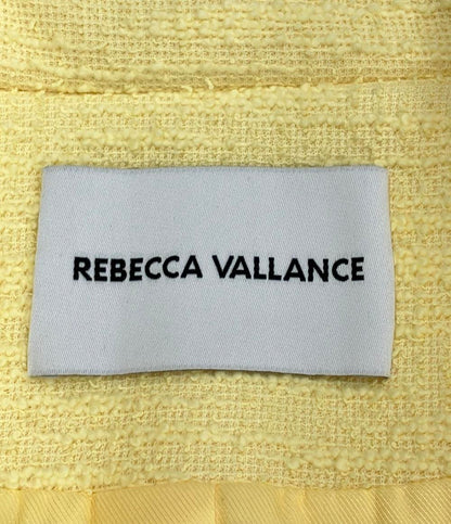 美品 レベッカヴァランス ブークレ ツイードブレザー ジャケット チェーン付き レディース SIZE 12 (L) REBECCA VALLANCE