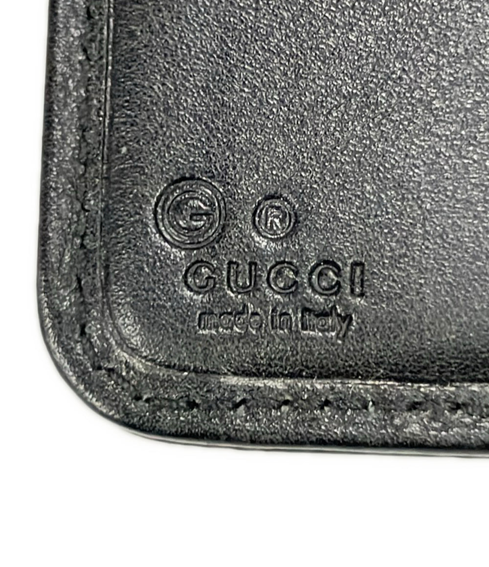 GUCCI ラウンドファスナー二つ折り長財布 マイクログッチシマ 449364 2149 レディース グッチ