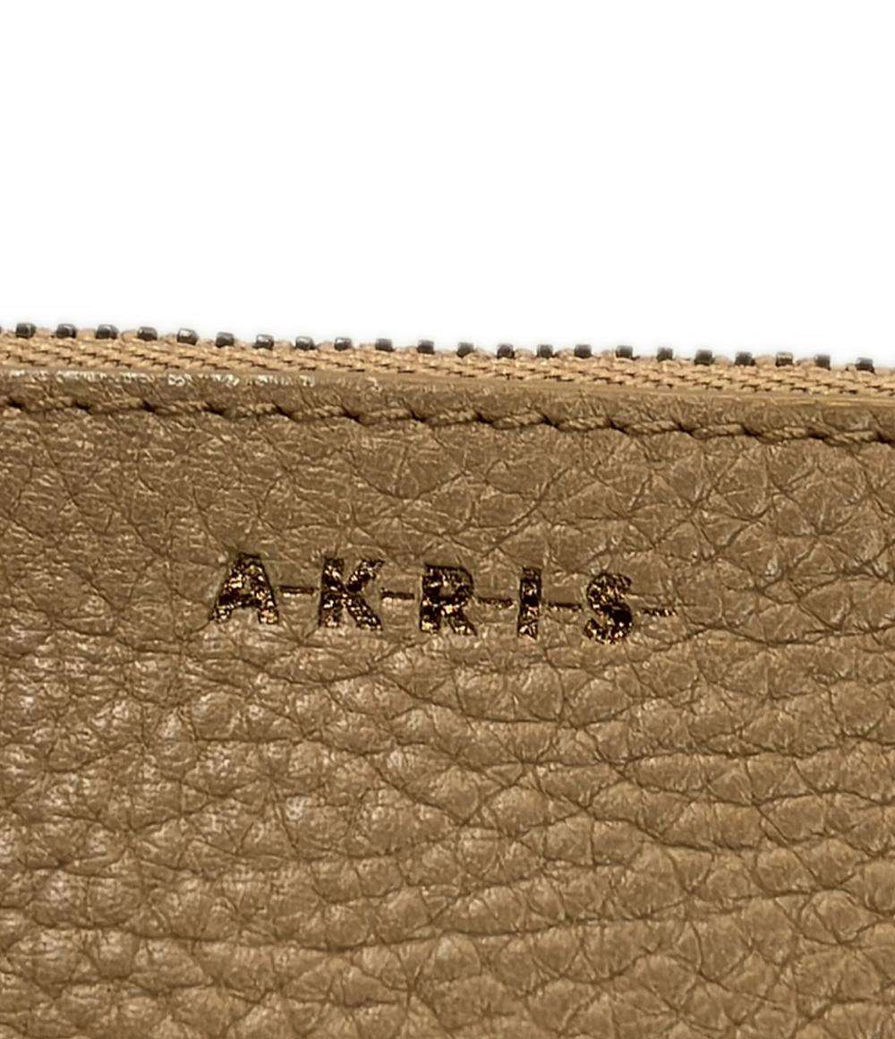 美品 アクリス トートバッグ レザー レディース AKRIS