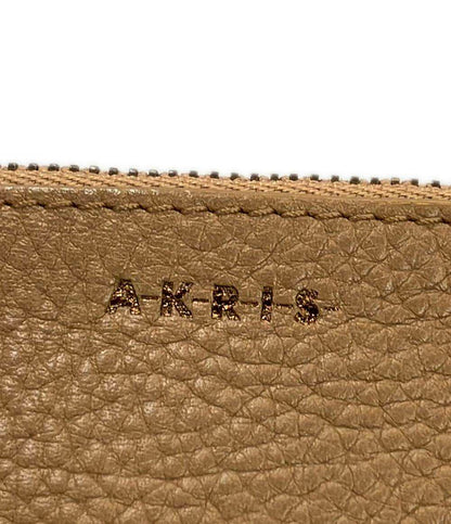 美品 アクリス トートバッグ レザー レディース AKRIS