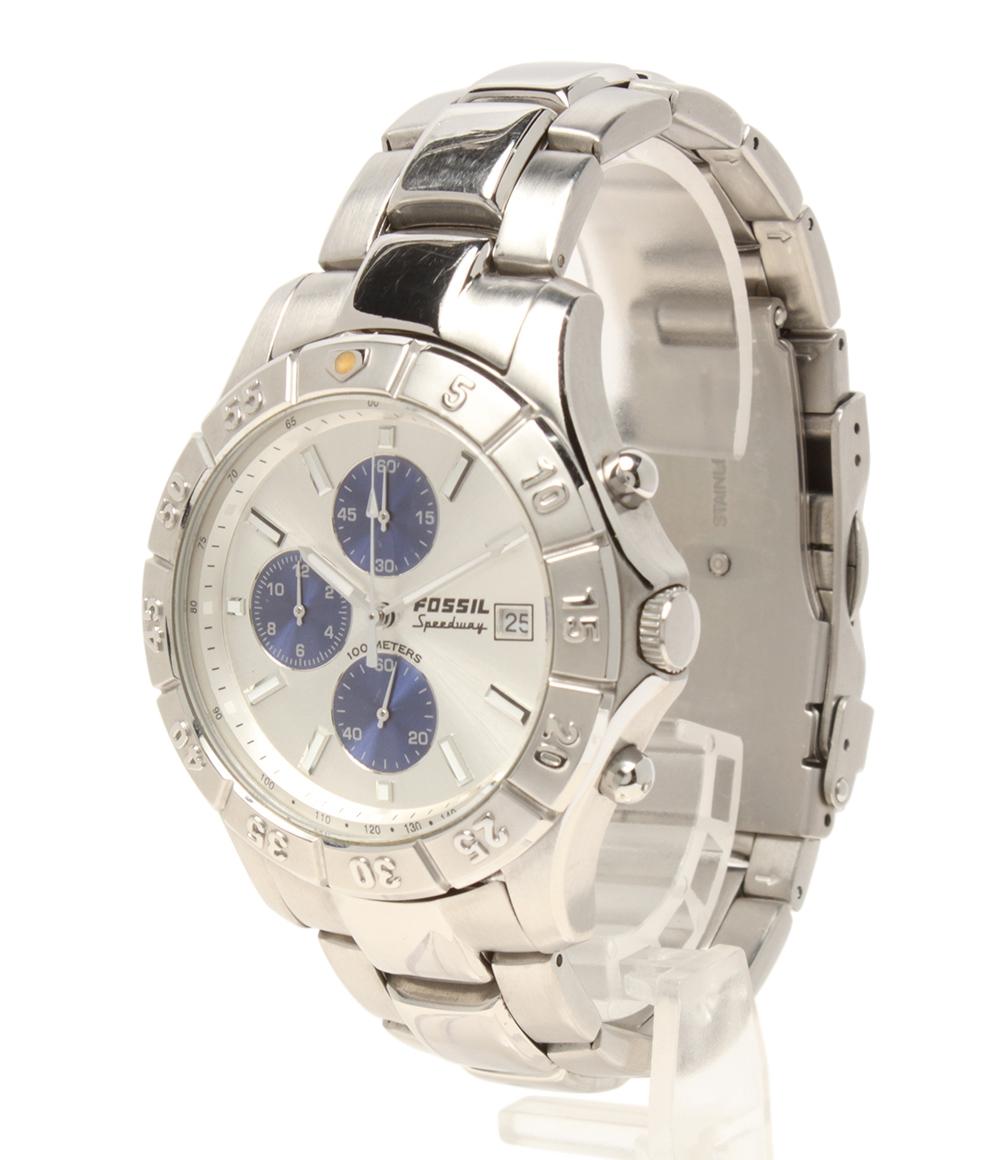FOSSIL 腕時計 クオーツ シルバー CH-2335 メンズ フォッシル