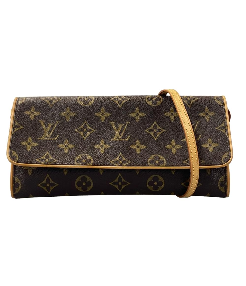 LOUIS VUITTON ルイヴィトン 2WAY モノグラム ポシェットツインPM ウエストポーチ ショルダーバッグ 斜め掛け Pochett Twin M51854    ブラウン 茶 ゴールド金具 レディース 美品【中古品】 LOUIS VUITTON（ルイ・ヴィトン） ポシェットツインPM モノグラム
