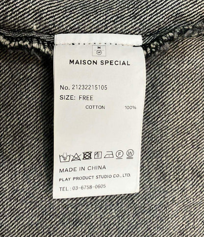 メゾンスペシャル オーバーサイズデニムジャケット レディース SIZE F (M) MAISON SPECIAL