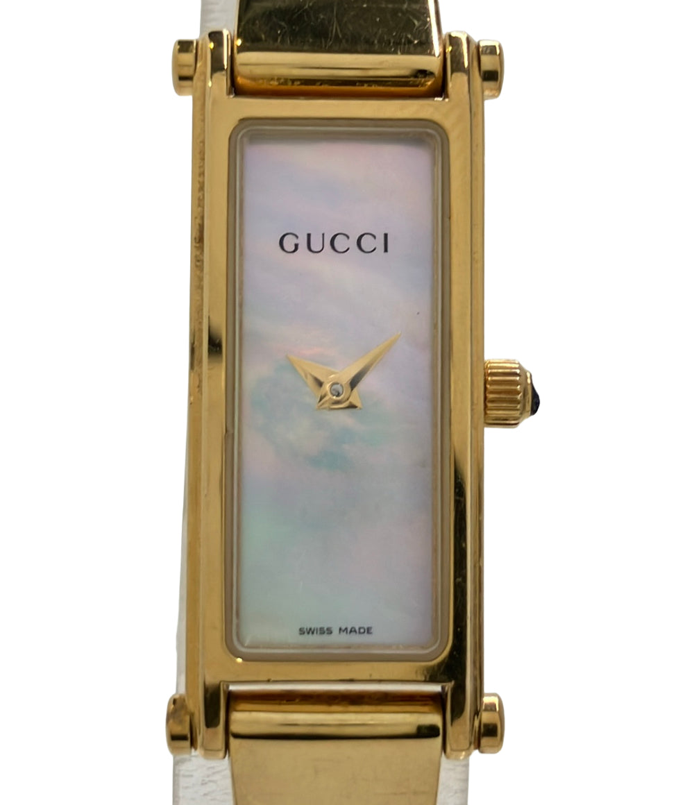 GUCCI 腕時計 クオーツ シェル 1500L レディース グッチ – Rehello by