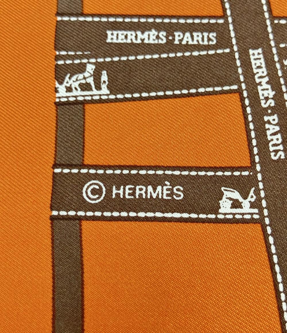 エルメス スカーフ プチカレ シルク 100% RIBON レディース HERMES