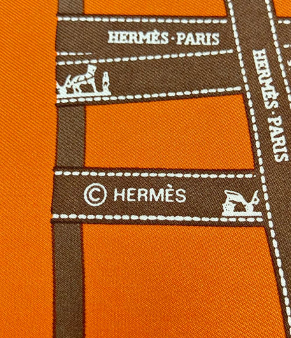 エルメス スカーフ プチカレ シルク 100% RIBON レディース HERMES