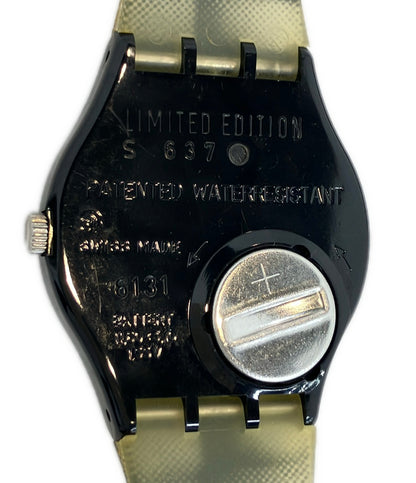 美品 Swatch 腕時計 オノヨーコ Yoko Ono クオーツ レディース メンズ スウォッチ