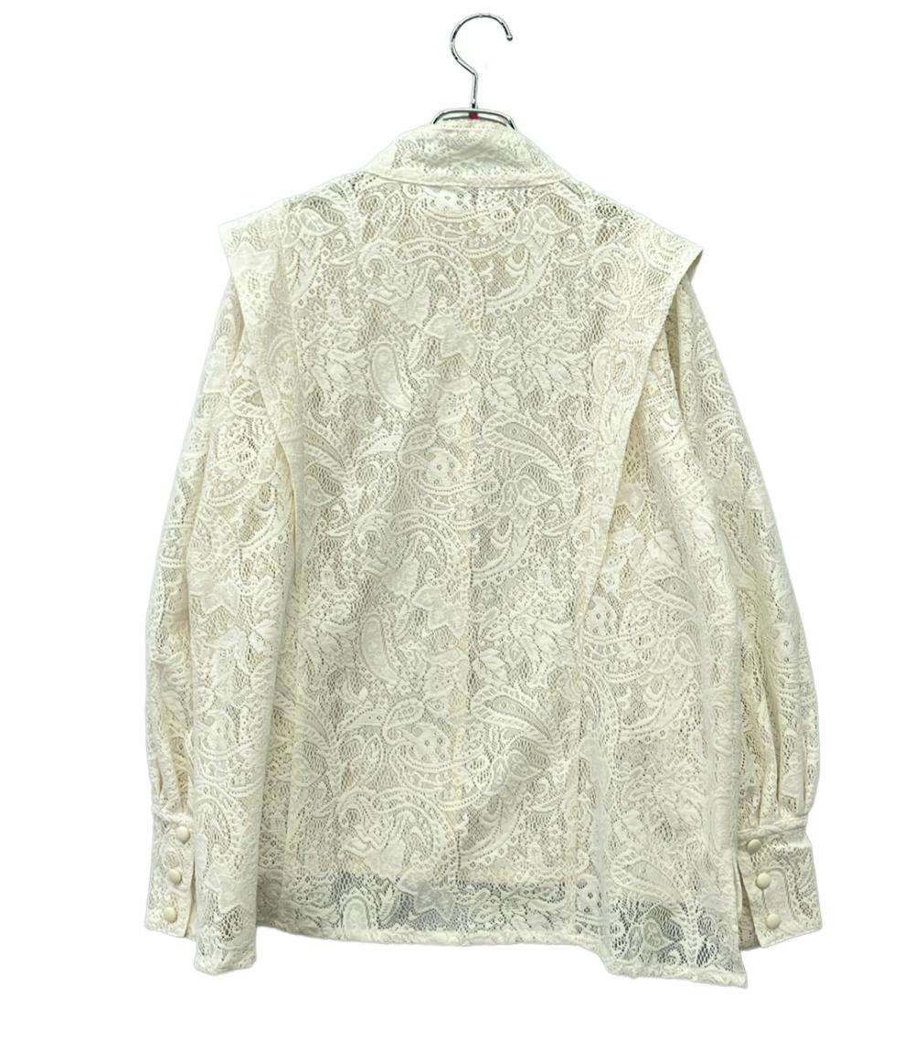 foufou 長袖ブラウス front tuck lace blouse レディース フーフー ザドレス