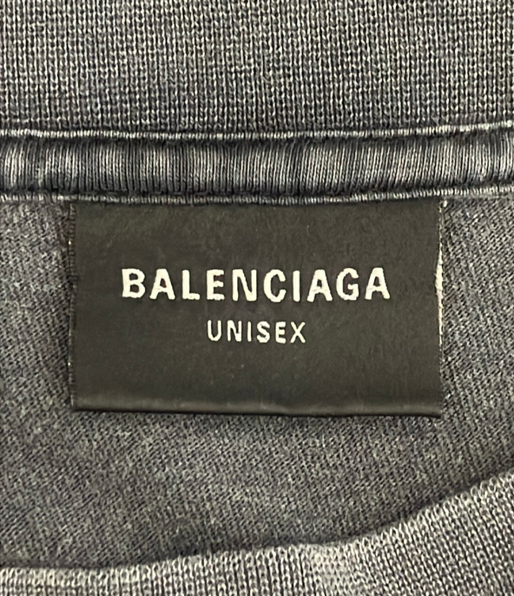 訳あり BALENCIAGA 半袖 トビリシ オーバーサイズ Tシャツ 811688 TRVQ7 1046 メンズ SIZE L バレンシアガ