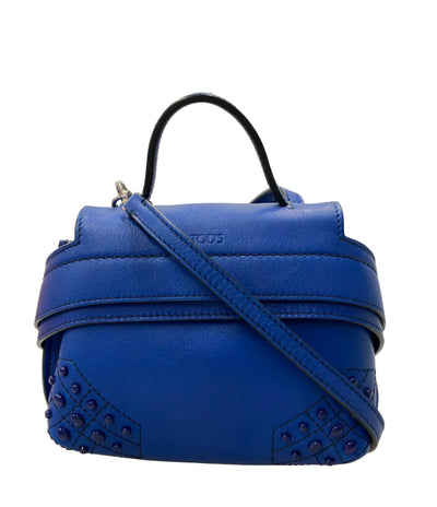 美品 TOD’S ハンドバッグ ショルダーバッグ ミニ 2WAY 斜め掛け レザー レディース トッズ