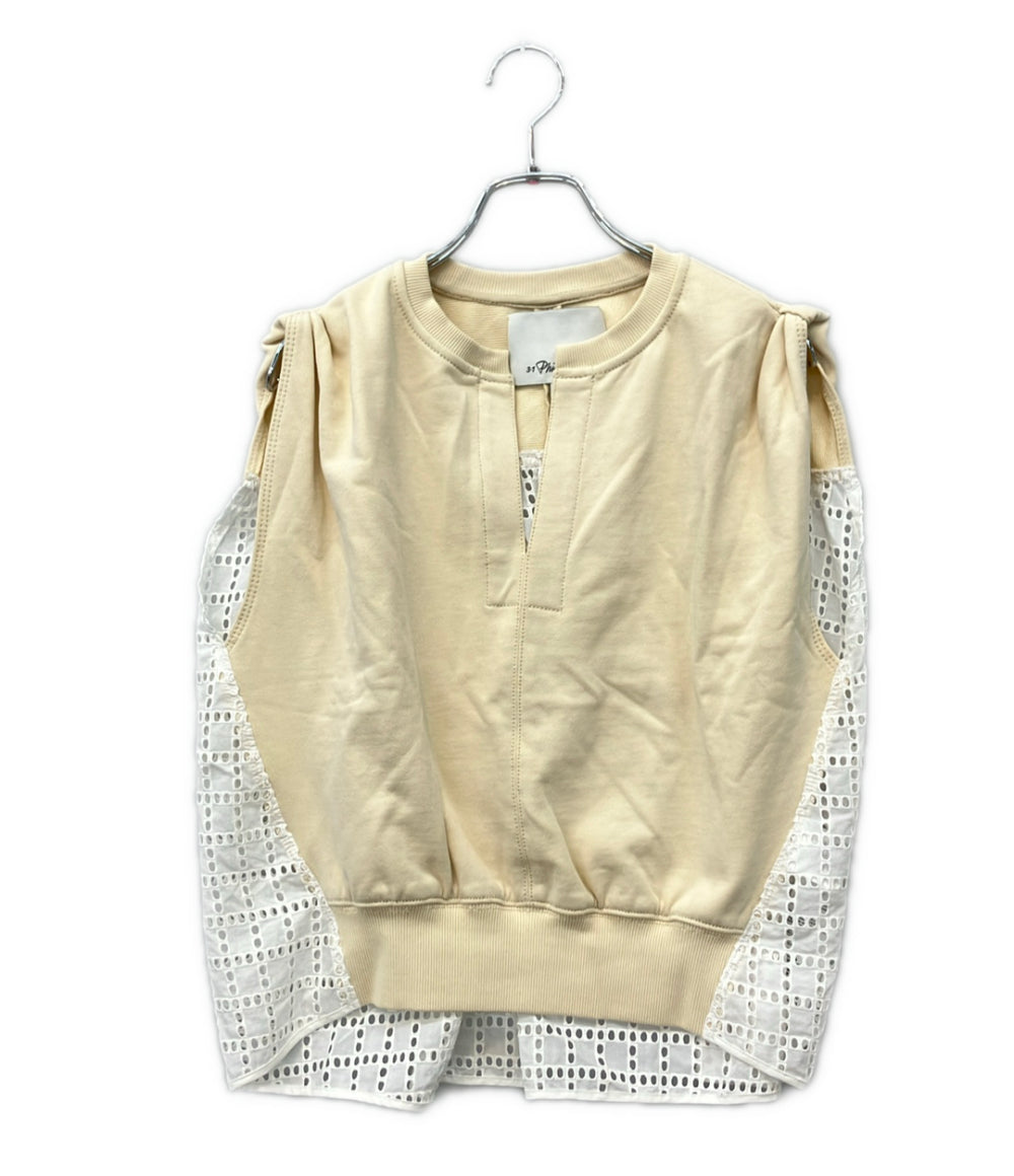 3.1 phillip lim ノースリーブ フレンチテリー トップス レディース SIZE S スリーワンフィリップリム