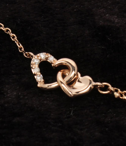 美品 ヨンドシー ブレスレット K10 ダイヤ レディース 4℃