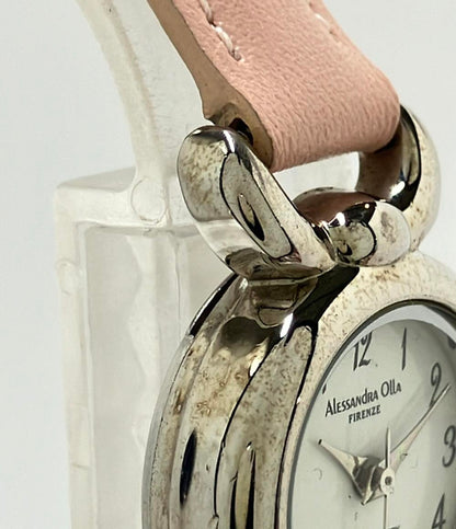 ALESSANDRA OLLA 腕時計 クオーツ ホワイト レディース アレサンドラオーラ
