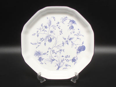 美品 WEDGWOOD オクタゴナルディッシュ 皿 24cm ブループラム ウエッジウッド