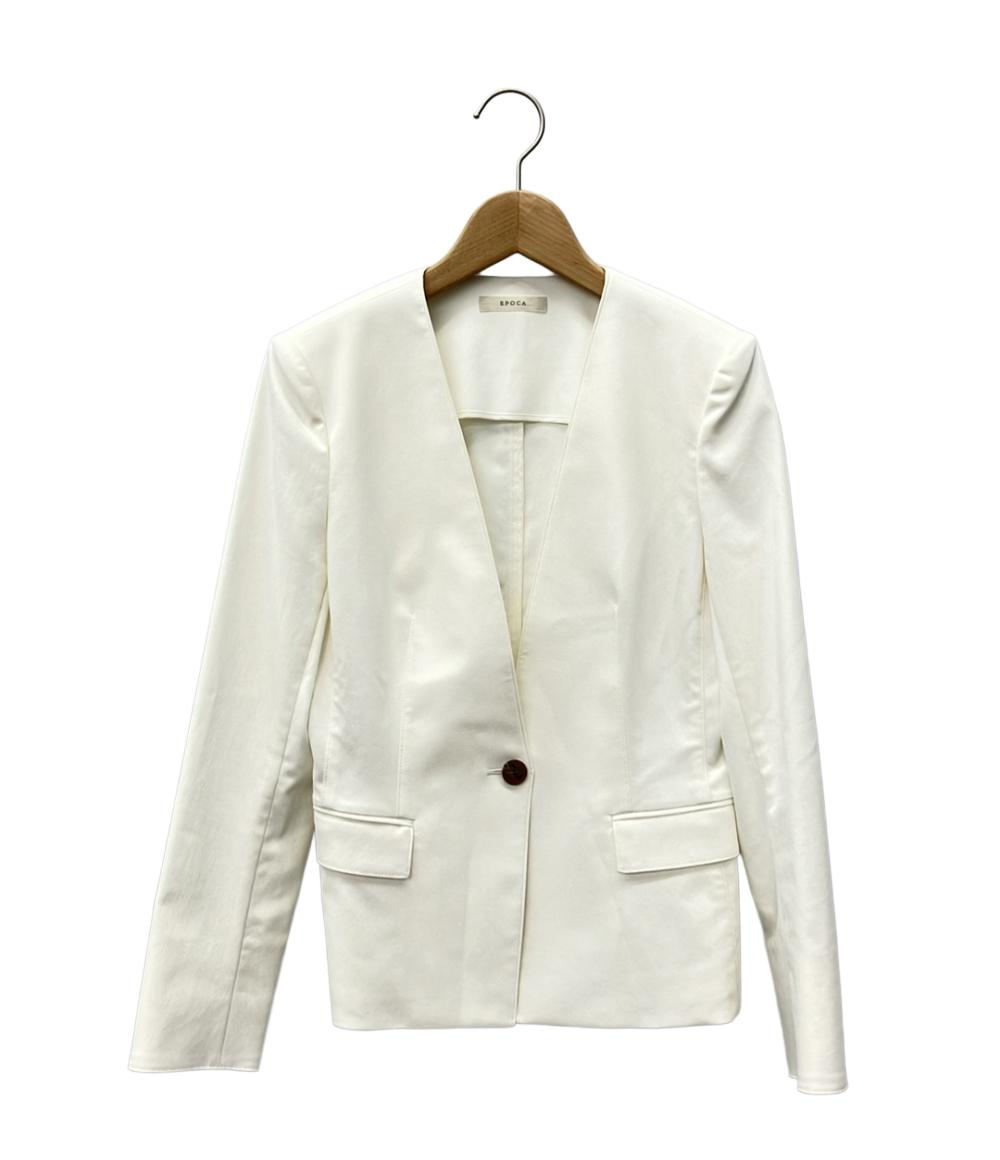 美品 エポカ ノーカラージャケット レディース SIZE 40 (M) EPOCA