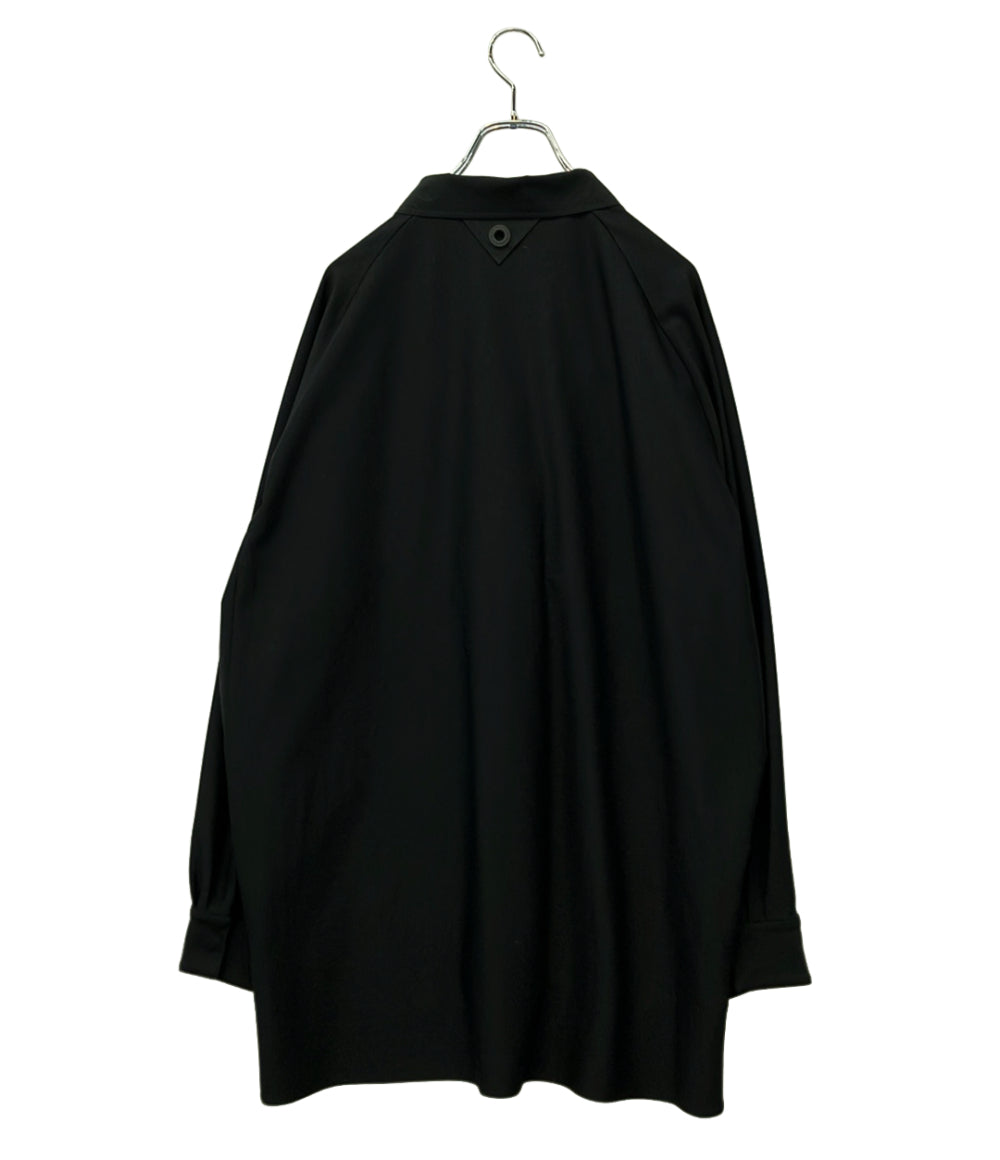 WHITE MOUNTAINEERING 長袖シャツ プルオーバー スキッパー 撥水 撥油 UVカット 接触冷感 TECH RAGLAN PULLOVER SHIRT BK2373102 メンズ SIZE 1 (M)