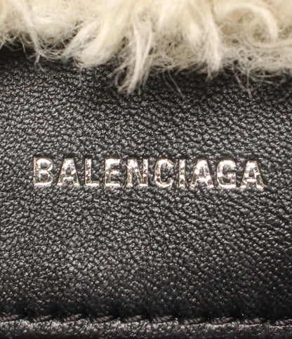BALENCIAGA 2wayハンドバッグ ショルダーバッグ 斜め掛け フェイクファー EVERYDAY 2.0 XS ノースサウス 672793 2AARE 9210 レディース バレンシアガ