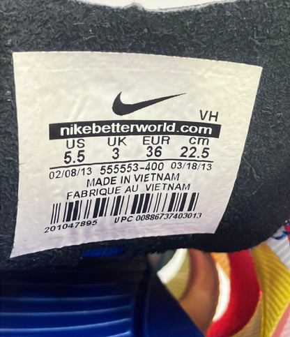 訳あり NIKE ローカットスニーカー W ROSHERUN WOVEN PREMIUM 555553-400 レディース SIZE 22.5 ナイキ