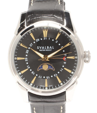 SVALBAL 腕時計 クオーツ ブラック SV-10 メンズ スヴァルバル