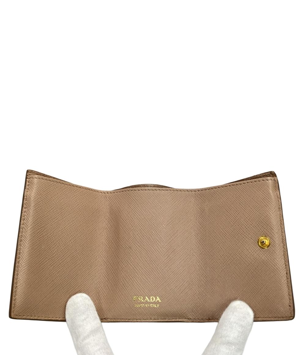 PRADA 三つ折り財布 レザー レディース プラダ