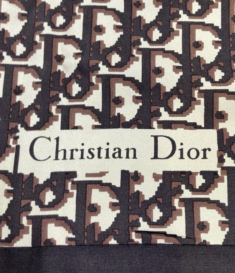 クリスチャンディオール スカーフ シルク100% トロッター柄 レディース Christian Dior