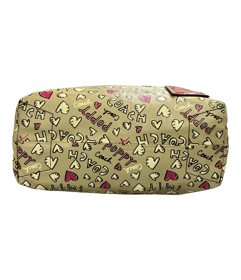 COACH トートバッグ グラフィティ コーティングキャンバス パテントレザー ポピー 16507 レディース コーチ