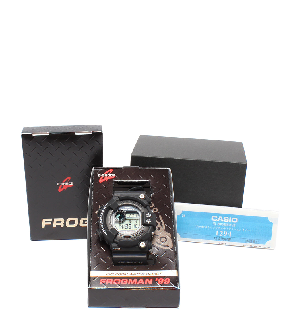 美品 CASIO 腕時計 FROGMAN '99 G-SHOCK クオーツ DW-8200ZU-1T メンズ カシオ