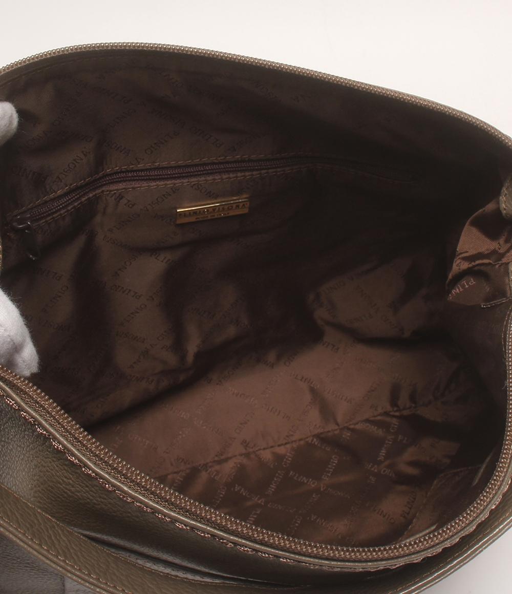 美品 プリニオヴィソナ 2wayショルダーバッグ 肩掛け 斜め掛け レディース Plinio Visona