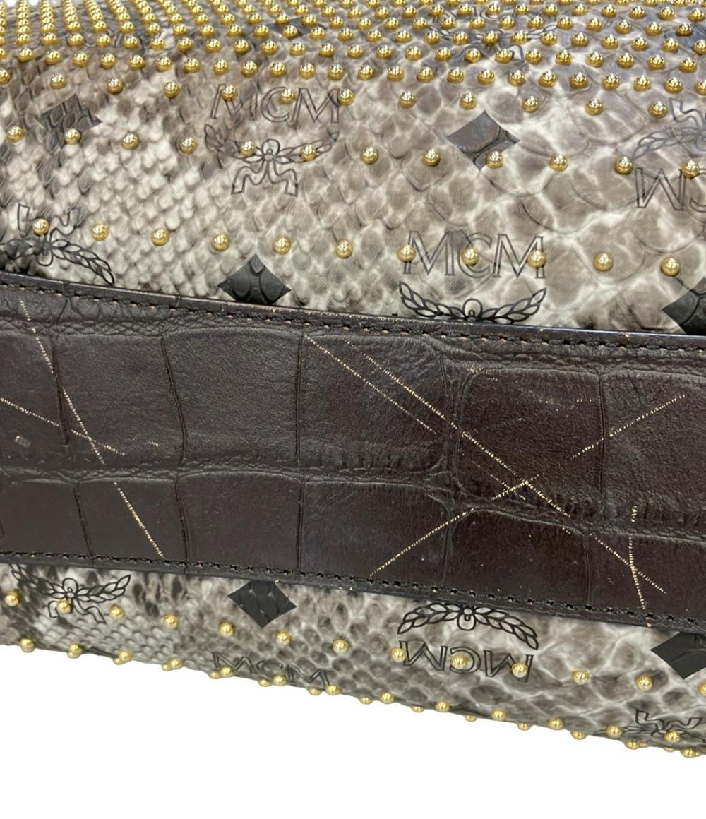 MCM 2WAY ハンドバッグ トートバッグ ショルダーバッグ 斜め掛け レディース エムシーエム