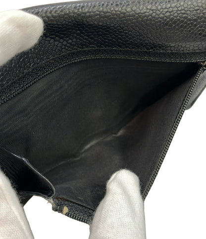 CHANEL 財布 ゴールド金具 キャビアスキン レディース シャネル