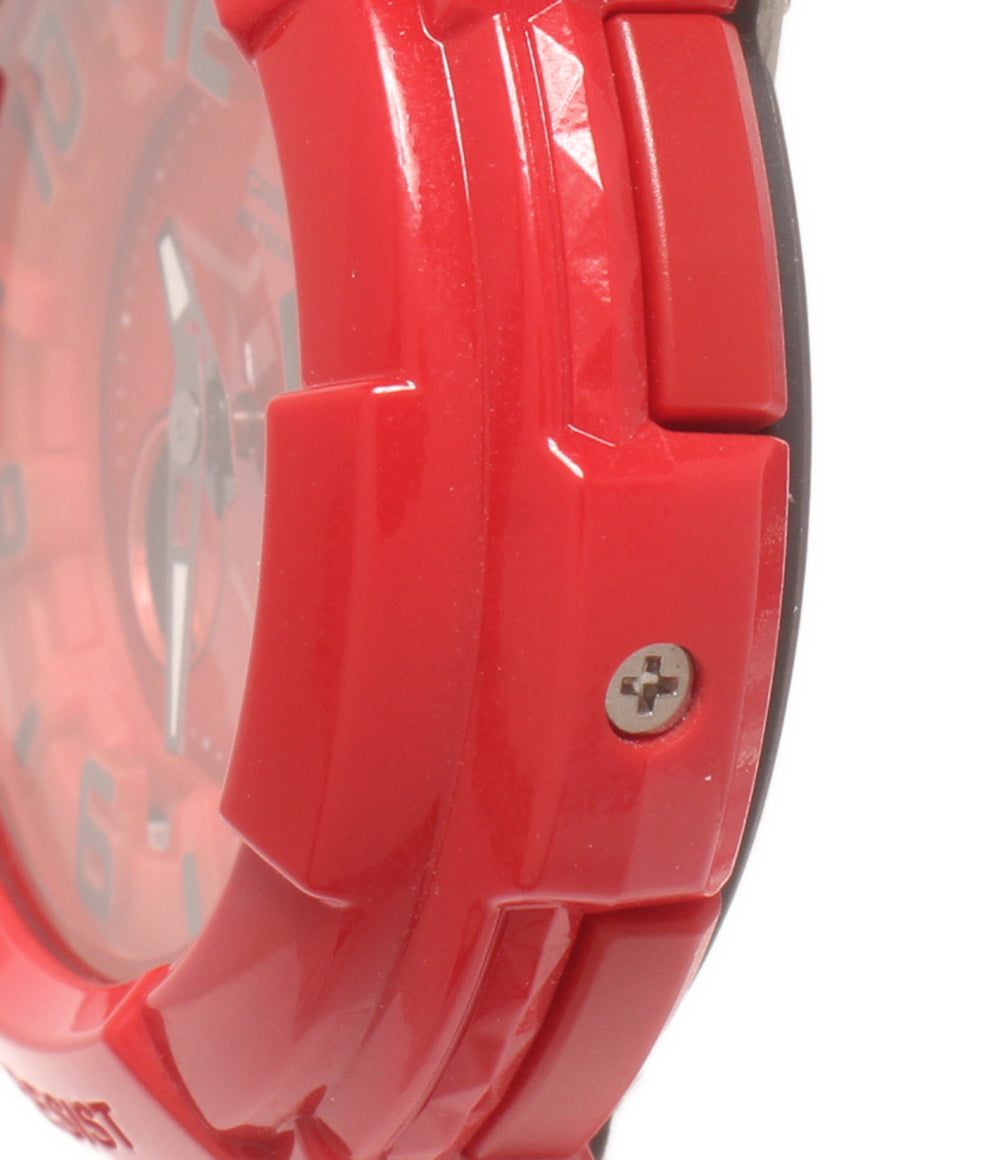 CASIO 腕時計 Neon Dial Series ネオンダイヤルシリーズ Baby-G クオーツ レッド BGA-133 レディース メンズ カシオ
