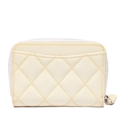 CHANEL コインケース カードケース シルバー金具 キャビアスキン マトラッセ 30番台 レディース シャネル