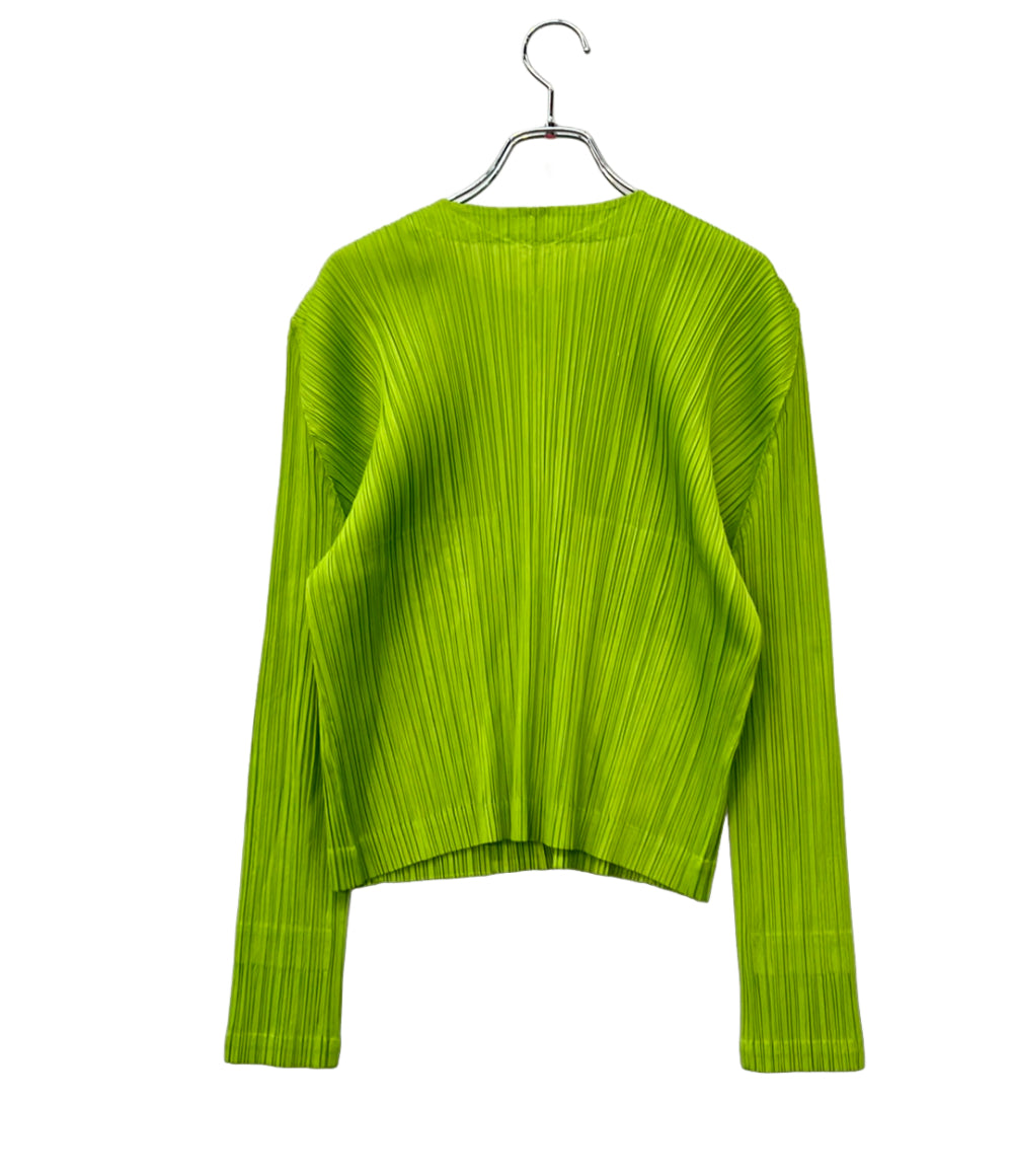 PLEATS PLEASE 長袖ｶカーディガン MONTHLY COLORS AUGUST PP53JO124 レディース SIZE 5 (L) プリーツプリーズ
