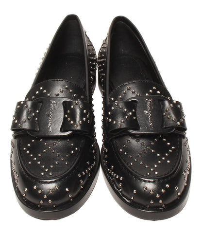 美品 サルヴァトーレフェラガモ ローファー VIVALDO スタッズ レディース SIZE 4 1/2 (XS) Salvatore Ferragamo
