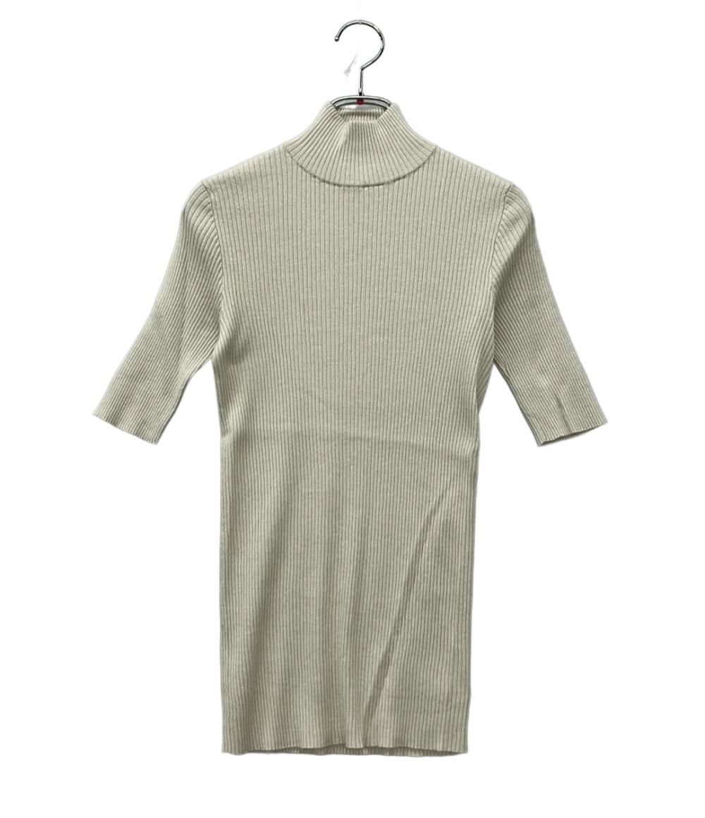 Brunello Cucinelli 半袖ニット ハイネック ラメ レディース SIZE M ブルネロクチネリ