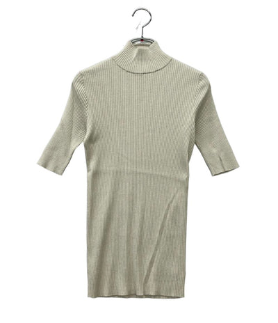 Brunello Cucinelli 半袖ニット ハイネック ラメ レディース SIZE M ブルネロクチネリ
