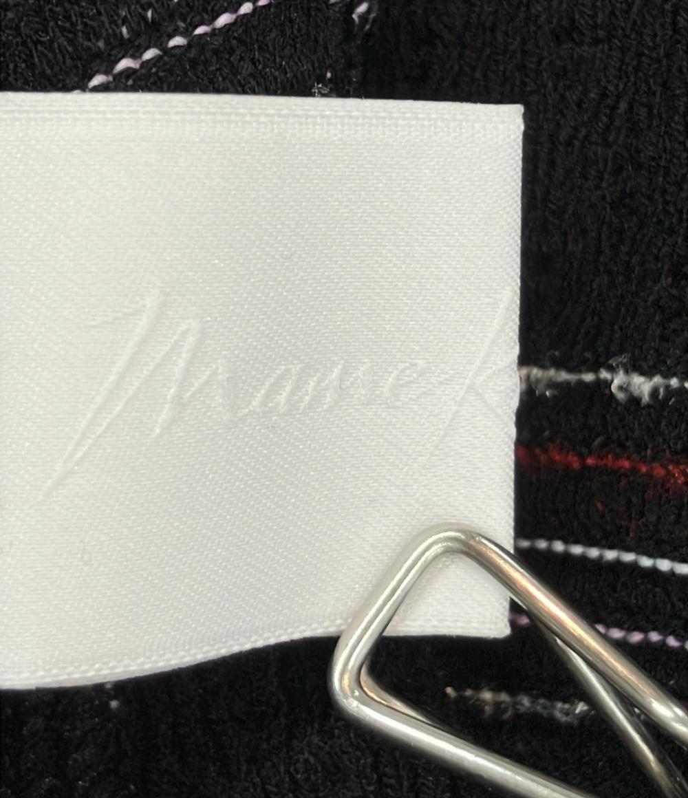 Mame Kurogouchi 長袖ワンピース 裾ボタン Floral Motif Intarsia Knitted Dress MM25FW-KN034 レディース SIZE 1 (S) マメクロゴウチ