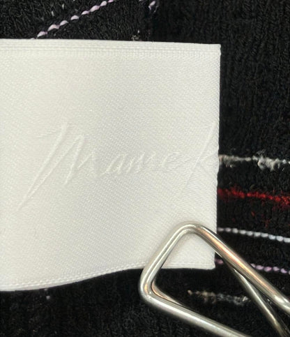 Mame Kurogouchi 長袖ワンピース 裾ボタン Floral Motif Intarsia Knitted Dress MM25FW-KN034 レディース SIZE 1 (S) マメクロゴウチ