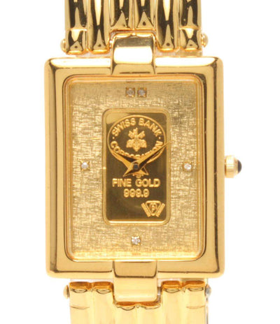 ELGIN 腕時計 GOLD BAR 1g クオーツ ゴールド レディース メンズ エルジン