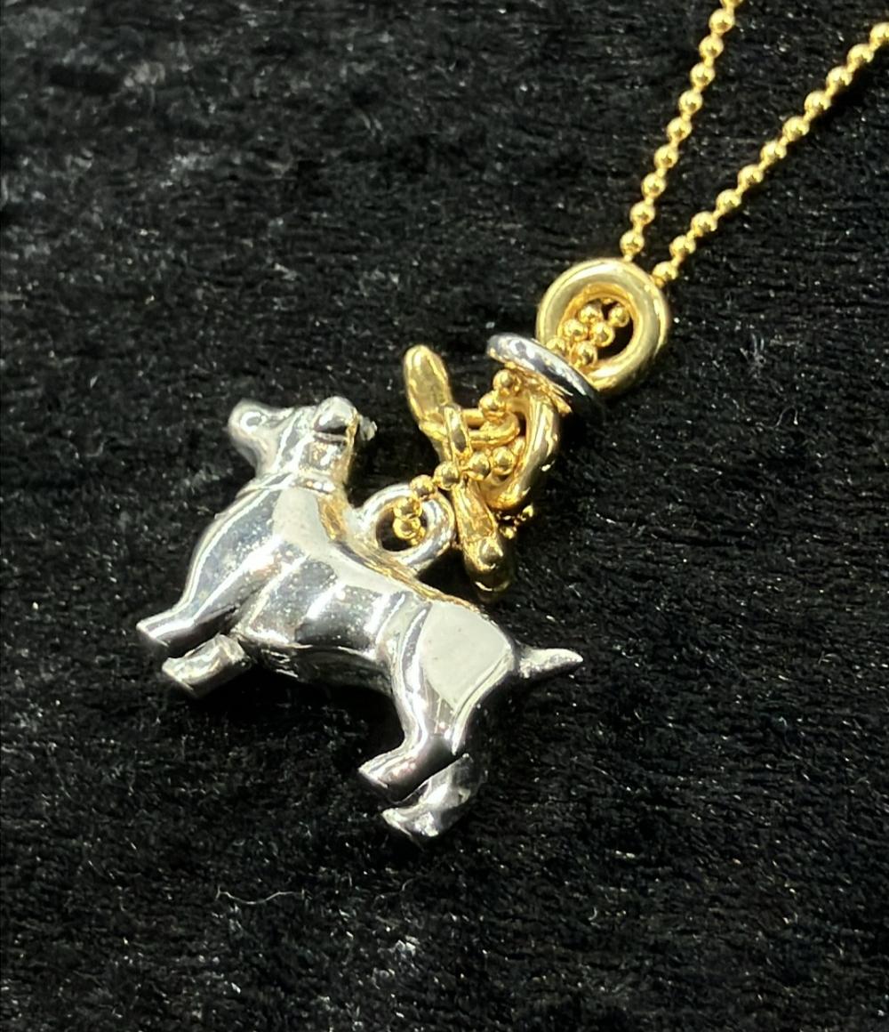 ミッシェルクラン ネックレス ドッグモチーフ レディース MICHEL KLEIN