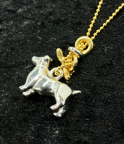 ミッシェルクラン ネックレス ドッグモチーフ レディース MICHEL KLEIN
