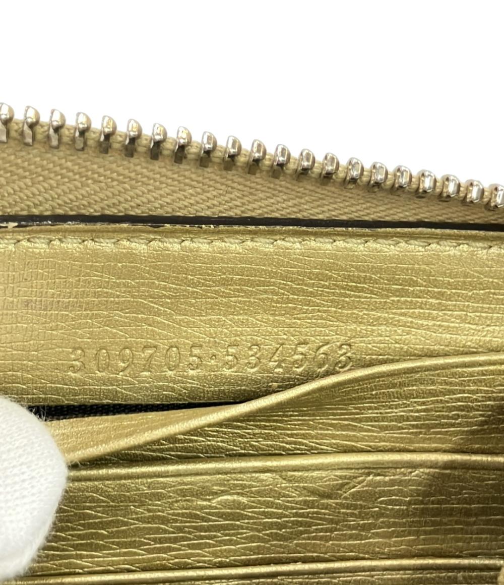 GUCCI ラウンドファスナー長財布 レザー 309705 534563 レディース グッチ