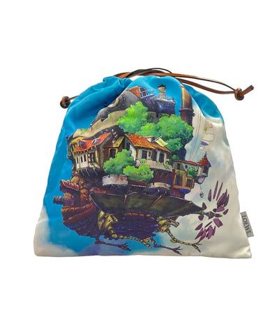 LOEWE 巾着ポーチ  ドローストリングポーチ スタジオジブリ ハウルの動く城 レディース メンズ ロエベ