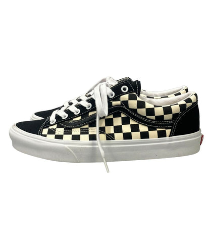美品 VANS ローカットスニーカー スタイル 36 ブラック チェッカーボード メンズ SIZE 28.0 バンズ