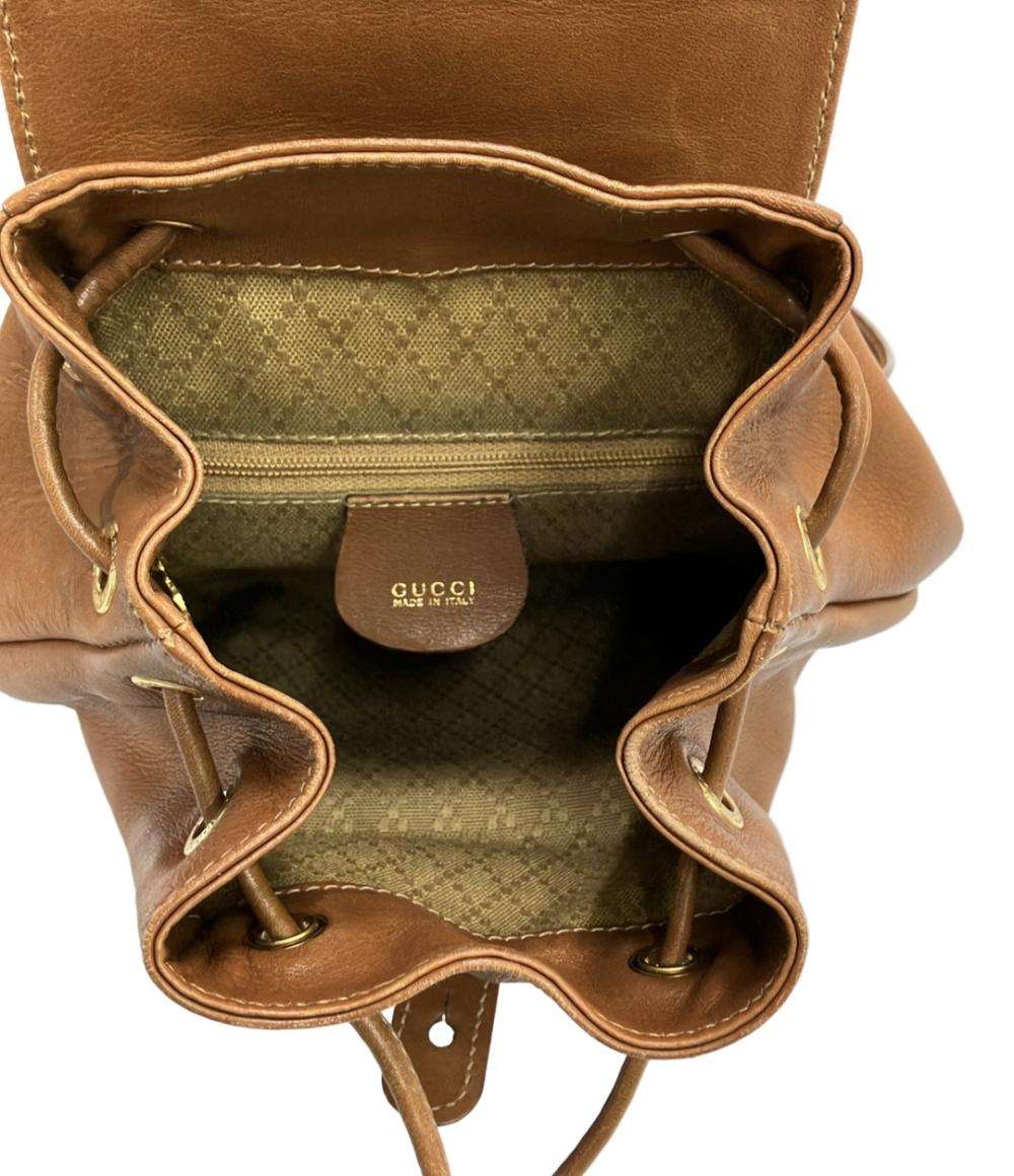 GUCCI レザー リュック ミニリュック バンブー 008 1705 0030 レディース グッチ