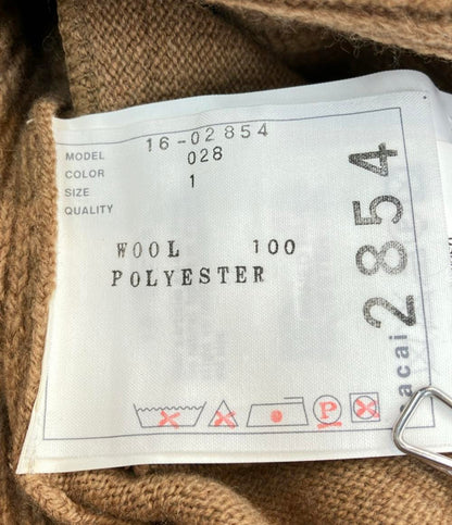 Sacai 長袖カーディガン エルボーパッチ チュール付き 16-02854 レディース SIZE S サカイ