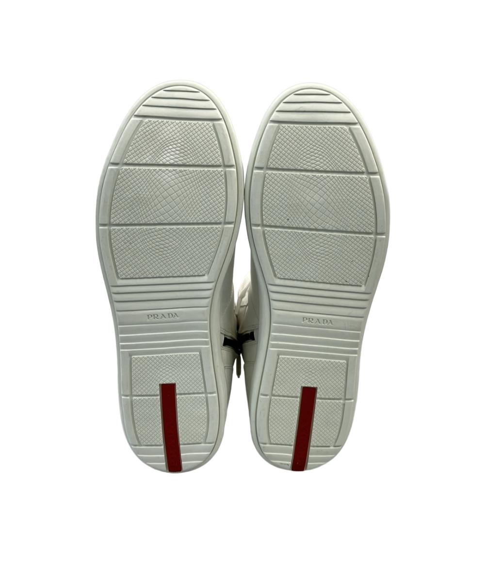 PRADA ハイカットスニーカー サイドジップ メンズ SIZE 9 プラダ
