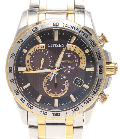 CITIZEN 腕時計 ソーラー ブラック E610-S104840 メンズ シチズン