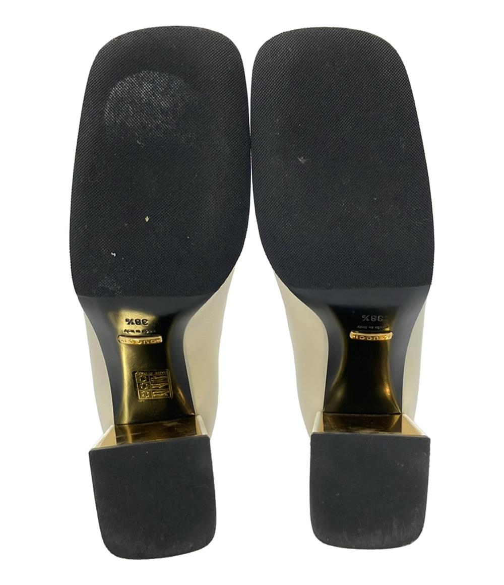 グッチ パンプス チャンキーヒール レディース SIZE 38 1/2 (XL) GUCCI