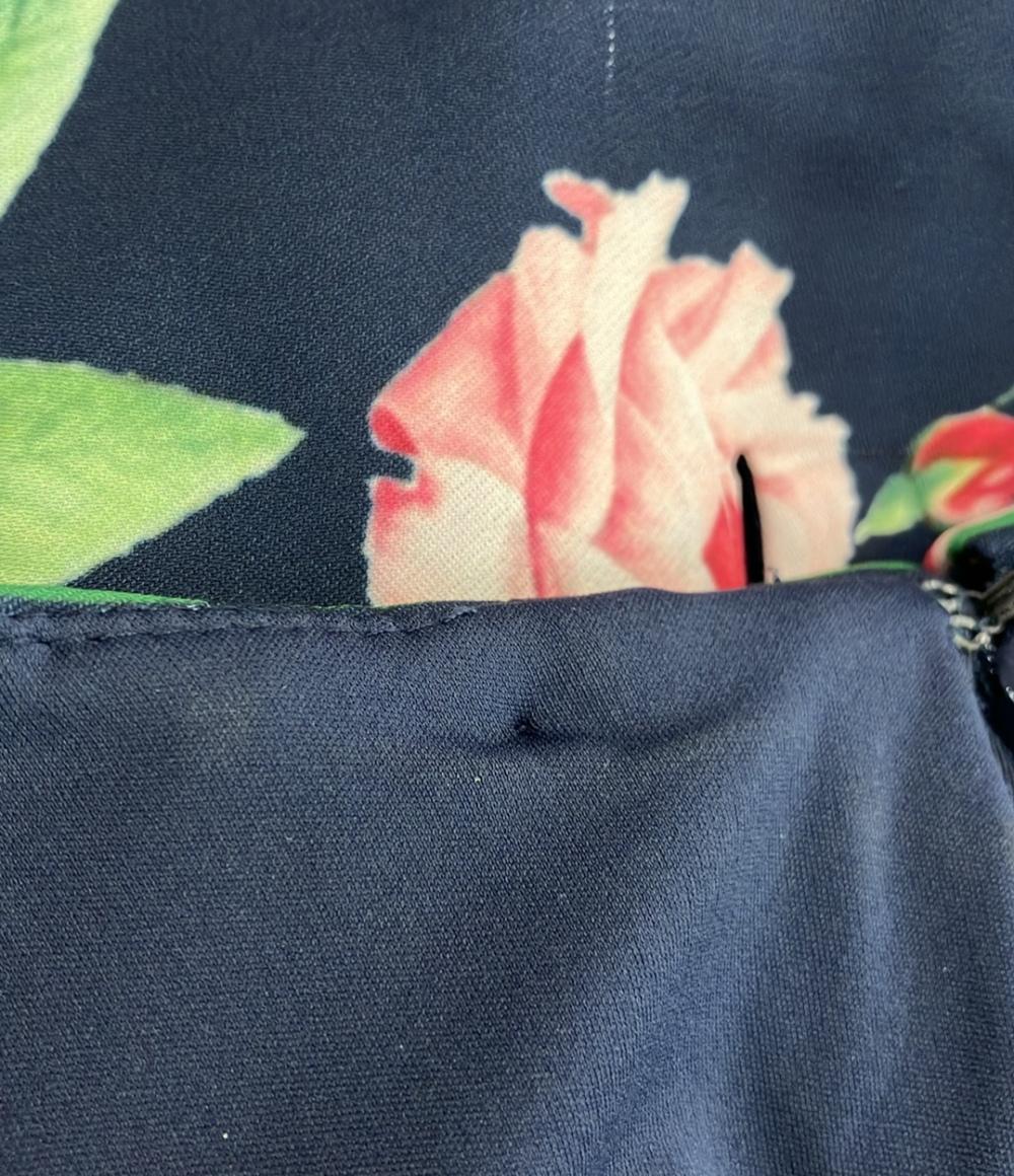 TADASHI SHOJI ボタニカル柄 ケープドレス レディース SIZE 4 タダシショージ